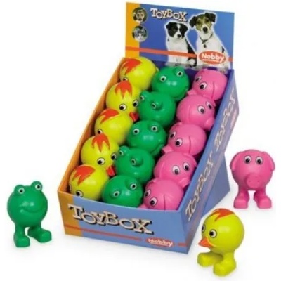 NOBBY Играчка Гумена жаба, пиле, слон 9, 5 см nobby Германия 67126