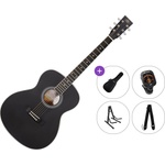 SX SO104 Premium SET Matte Black Фолк китара