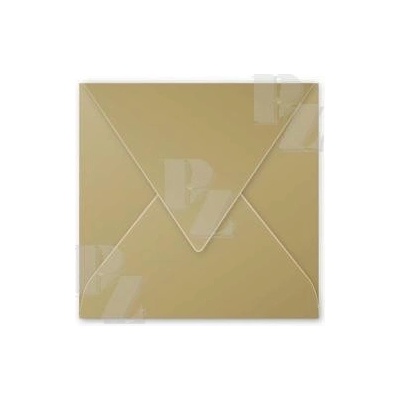 Barevné obálky čtvercové 165x165 mm 120g 20ks zlaté