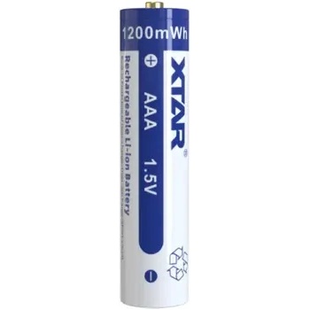 Image 1 of XTAR Акумулаторна батерия LiIon 10440 AAA R03 1, 5V 800mAh 4 бр. в PVC кутия XTAR (XTAR-BL-AAA-750-4PK)
