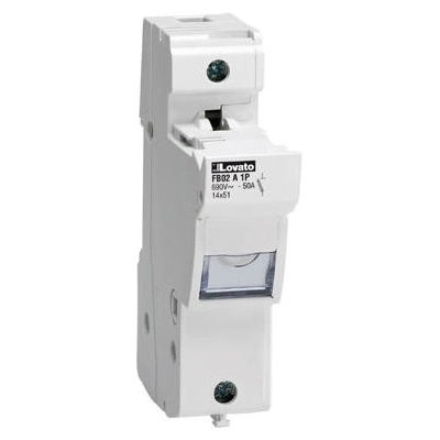 LOVATO Electric FB02A1P Poj. odpojovač, 50A, 14x51 gG/aM, 1P