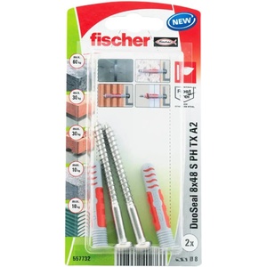 Fischer ДЮБЕЛ С ВИНТ fischer duoseal (4048962402766)