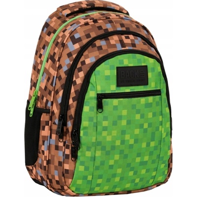 Derform Minecraft Pixels ergonomický 42 cm zelená