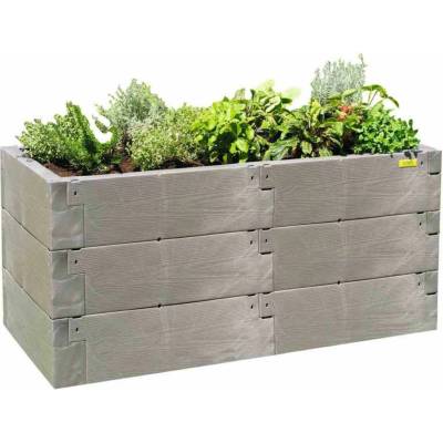 Juwel Vysoký záhon Timber plast 130 x 60 x 60 cm 20471