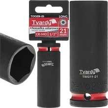 TVARDY Rázová nástrčná hlavice prodloužená 1/2", 21 mm, CrMo - T00211-21