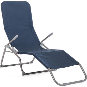 Bizzotto Сгъваем шезлонг BOLZANO 60x135x95 cm. тъмно синьо (0815134)