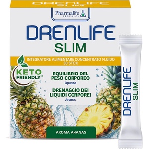 Pharmalife Research Ананас + Гарциния + Опунция - Отслабване и контрол на апетита, DrenLife Slim, 30 сашета (435973 (2139NA) PL)