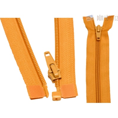 YKK Zips špirálový deliteľný hořčicový 30 cm