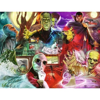 Ravensburger - Puzzle Universal Monsters - 2 000 piese