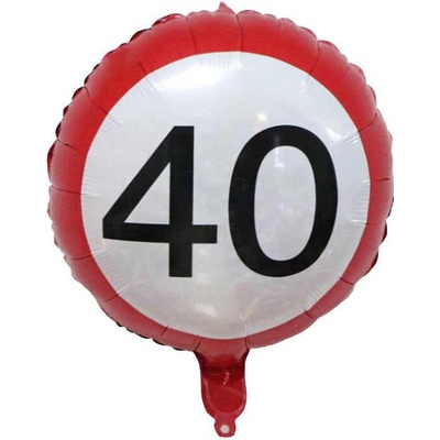 Fóliový balónek číslo 40 7640