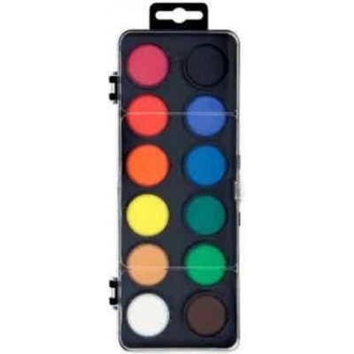 Koh-i-noor Barva vodová 30mm 12barev, černá