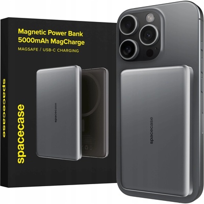 Spacecase 5000 mAh šedá