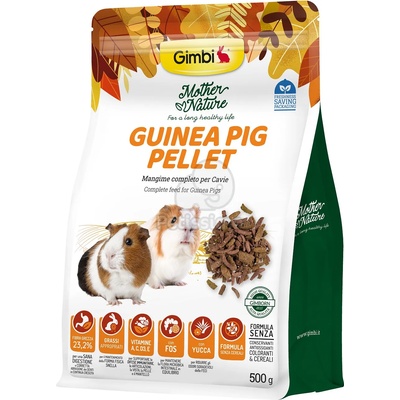 Gimbi Mother Nature Guinea Pig Pellet - храна за морски свинчета 500 г
