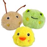 Nobby Играчка за котка Плюшени топки със звук и Catnip (котешка трева) - 6 см - 1 бр, NOBBY Германия 54067