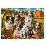 Castorland Happy Dogs In The Countryside 260-Piece Puzzle B-27699-1
