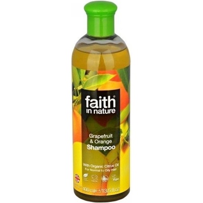 Faith in Nature přírodní šampon Bio Grapefruit a Pomeranč 400 ml