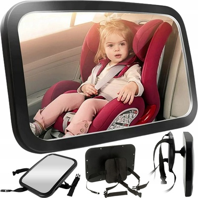 Retoozrcátko pro pozorování dítěte 19 cm x 30 cm černé – Zboží Mobilmania