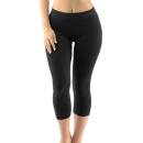 EcoBamboo capri černá