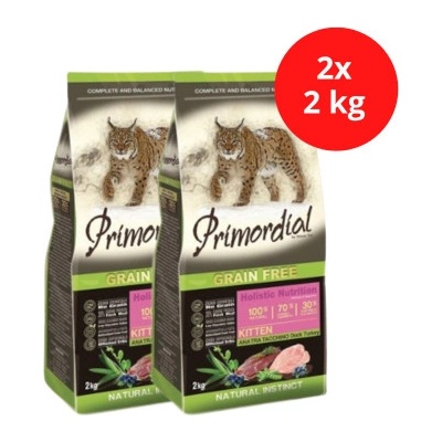 PRIMORDIAL Kitten Duck & Turkey 2 x 2 kg