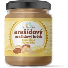 Dr.Natural Arašídový krém s bílou čokoládou 500 g