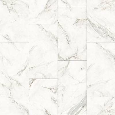 Gerflor Creation 55 Click Acoustic 1743 White Marble 729 x 389 mm 1,7 m²
