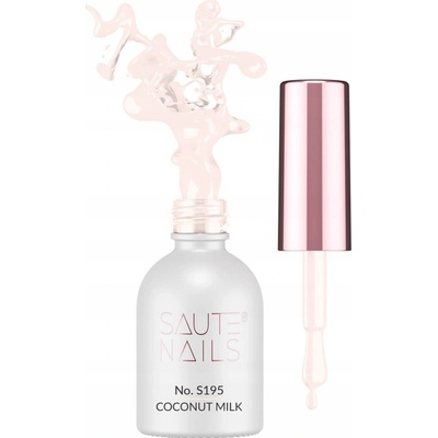 Saute Nails Hybridní lak na nehty 8 ml S195 Coconut Milk (Kokosové mléko)