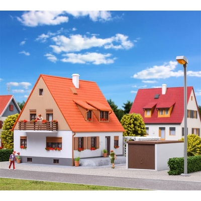 Kibri H0 Rodinný dům s terasou, garáží a pergolou 38748