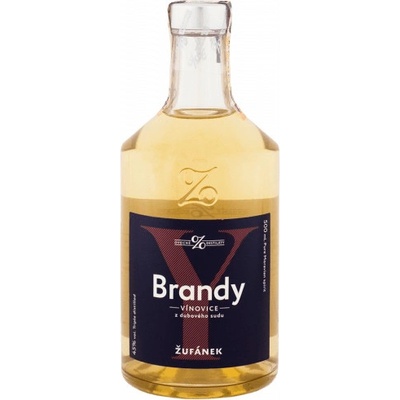 Žufánek Brandy 45% 0,5 l (čistá fľaša)