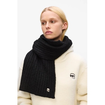 Karl Lagerfeld Шал Karl Lagerfeld в черно с изчистен дизайн A4W33119 (A4W33119)
