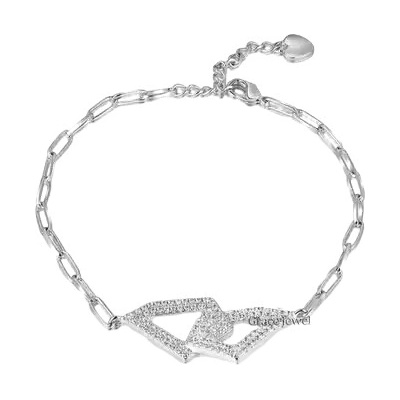 Dabog strieborný 925 dámsky náramok Nexus Lucis so zirkónmi ST-Z-NR-023