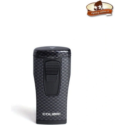 Colibri Doutníkový plynový cigar lighter Monaco II Carbon design Black 295310