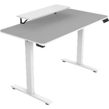 COUGAR Геймърско бюро COUGAR E-STAR 120 Electrical, 120cm ширина, електрическо регулиране височина, LCD дисплей, бяло - CGR-E-STAR120-WHW (CGR-E-STAR120-WHW)