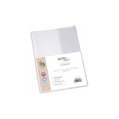 Spoko Obal na zošity A4 hladký transparentný