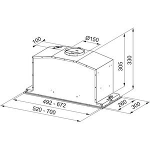 Franke Аспиратор hood fbi 547 xs np franke (305.0590.105)