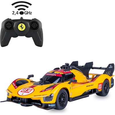 Jamara Ferrari 499P-N83 1:24 RTR žlté 2,4 GHz