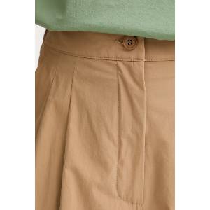 Weekend Max Mara панталон palazzo дамски от памук BENDA (2615131142600) - answear - 312,74 лв