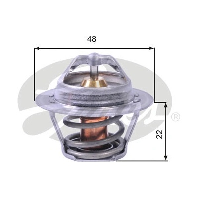Termostat, chladivo GATES TH00391G1