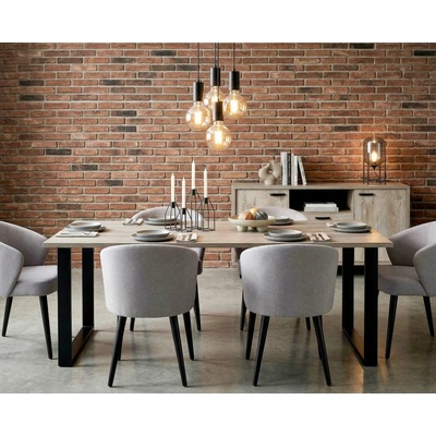 Neyt-Belgium Jedálenský stôl Como grey oak large