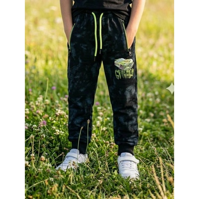 Kugo Trendy chlapecké tepláky ZT8836 černé s autem