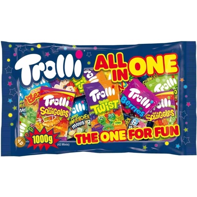 Trolli All in One mix chutí 42 malých balení 1 kg