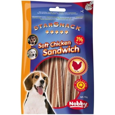 Nobby StarSnack Soft Chicken Sandwich kuře & ryba 375 g