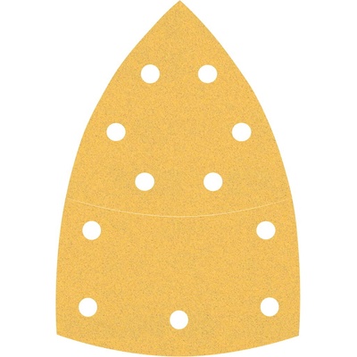 Bosch Brúsny papier EXPERT C470 s 11 otvormi pre viacúčelové brúsky, 102 x 62 mm, 93 mm, zrnitosť 120, 10 ks 2608900888