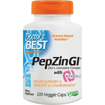 Image 1 of Doctor's Best PepZinGI® | Zinc Carnosine Complex [120 капсули]