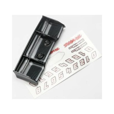 Traxxas крило въглерод, стикери: E-Revo 1: 16