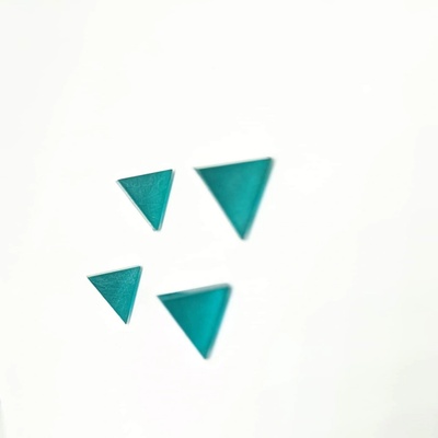 Fifle 3úhelníky 66 petrolejová teal