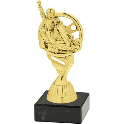 Soška - MOTOKÁRY - M/P413 Výška trofeje: Soška zlatá - výška 15cm