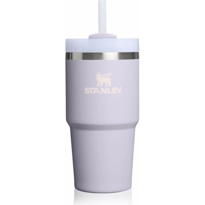 Stanley Quencher H2.O FlowState™ Tumbler tumbler z nehrdzavejúcej ocele s rúrkou malý Purple Dust 590 ml