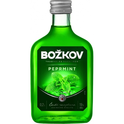 Božkov Peprmint 19% 0,2 l (holá láhev)