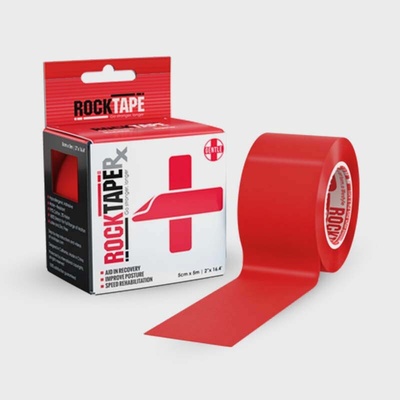 Rock Tape Tejpovací páska pro citlivou pokožku RX červená 5 cm x 5 m