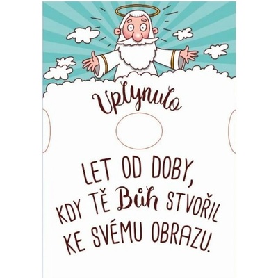Albi Přání nastavitelné číslo - Bůh Tě stvořil ke svému obrazu
